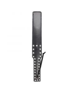 Spank Paddle met Studs - Zwart*