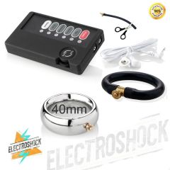 Starters Kit Electric shock - Cockring 40 mm compleet
