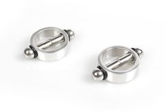 Set RVS Magnetische Tepelklemmen 
