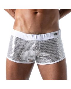 TOF Paris Star Mini Shorts - Zilver