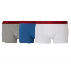 Tom Tailor Boxershort 3 Pack Melange-Red