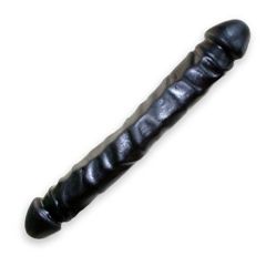 Double Dildo U-Boat Driller Black - Navy Collection