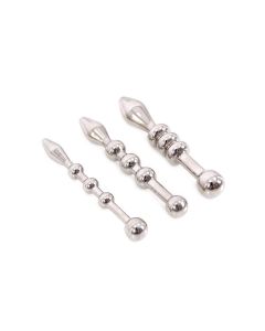 Urethral Trainer Kit Penis Plug met Beads 3 Stuks