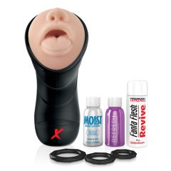 Vibrerende Masturbator Deep Throat - Set compleet