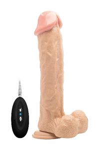 Vibrerende realistische vibrator met zuignap