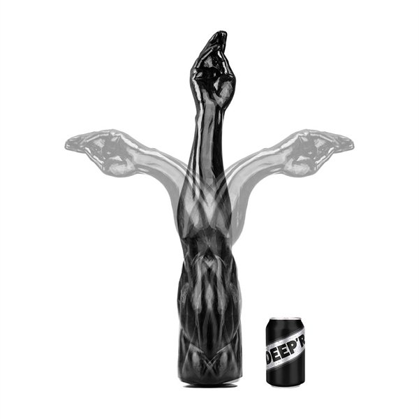 Deep'r Mega Muscle Vuist - Zwart*