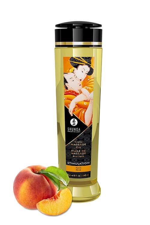 Shunga - Organica Massage Olie Peach 240 ML*