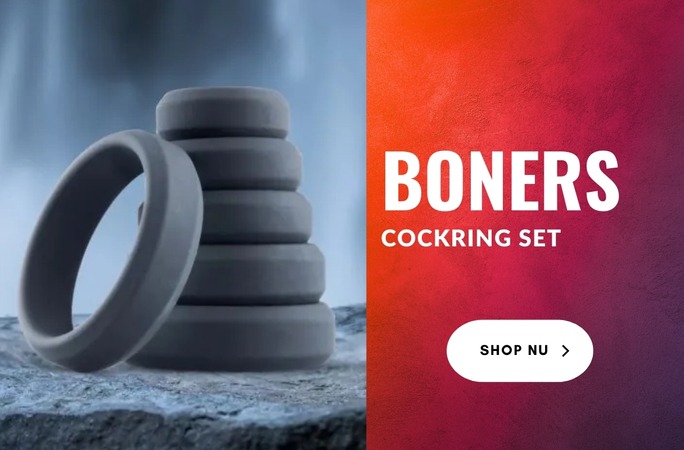 Boners 6-Delige Cockring Set Boners 6-Delige Cockring Set